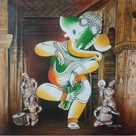 Ganesha by delhi artist subrata de